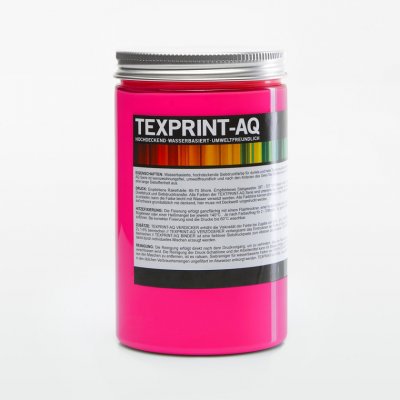 Sítotisková barva fluorescenční neonově růžová 250 g – Zboží Mobilmania