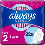 Always Ultra Hygienické Vložky Super V2 s křidélky 32 ks – Zboží Dáma