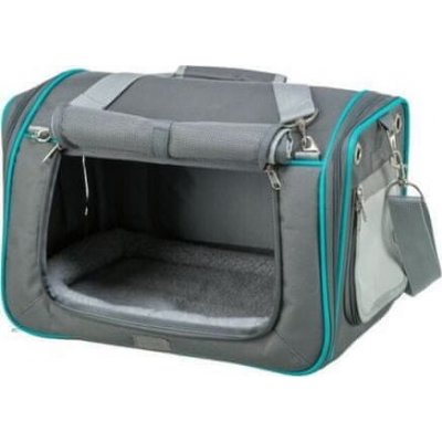 Trixie Transportní taška VICKY 40 x 27 x 28 cm, do 5 kg šedá/tyrkysová – Zboží Dáma Trixie Transportní taška VICKY 40 x 27 x 28 cm, do 5 kg šedá/tyrkysová – Zboží Dáma