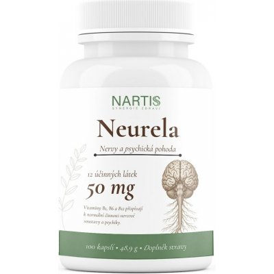 Nartis Neurela – nervy a psychická pohoda 100 kapslí – Hledejceny.cz
