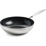 GreenPan Nerezová wok pánev s keramickým nepřilnavým povrchem Geneva Ø 28 cm CC004781-001 – Hledejceny.cz