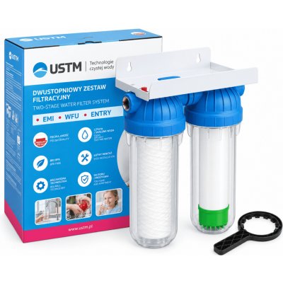 Atlas Senior Duplex 10″ + USTM IR + 5 µm set na odstranění železa a manganu – Hledejceny.cz
