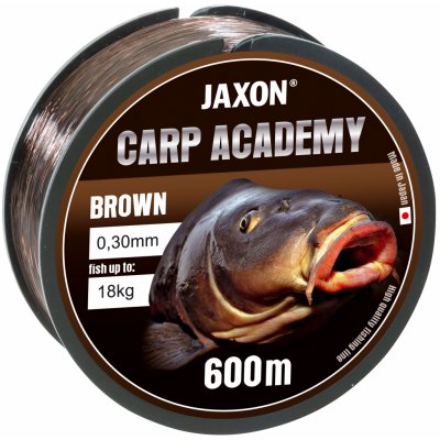 Jaxon CARP ACADEMY BROWN 1000m 0,25mm – Zboží Mobilmania