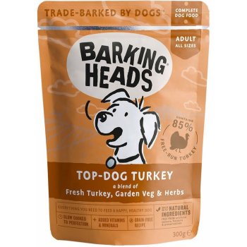 Barking Heads Top Dog Turkey 300 g