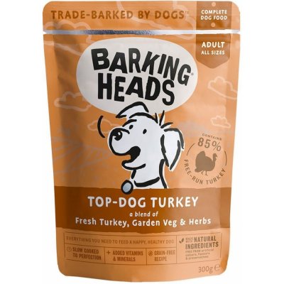 Barking Heads Top Dog Turkey 300 g – Zboží Mobilmania