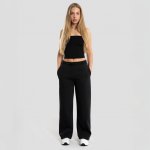 Exalted Dámské Comfy-Nest OVERSIZED STRAIGHT LEG tepláky černé – Hledejceny.cz