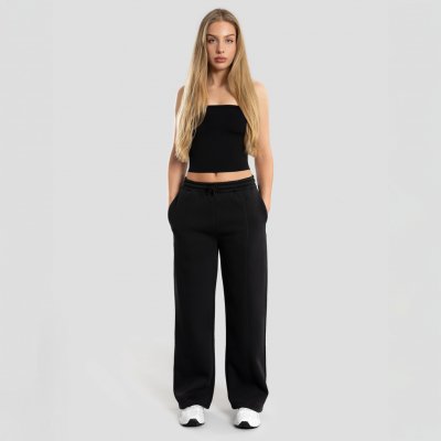 Exalted Dámské Comfy-Nest OVERSIZED STRAIGHT LEG tepláky černé – Hledejceny.cz