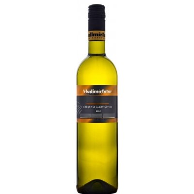 Vinařství Vladimír Tetur Müller Thurgau jakostní bílé suché 12,5% 0,75 l (holá láhev) – Zboží Mobilmania