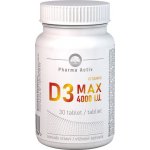Pharma Activ Czech Vitamin D3 MAX 4000 I.U. 30 tablet – Hledejceny.cz