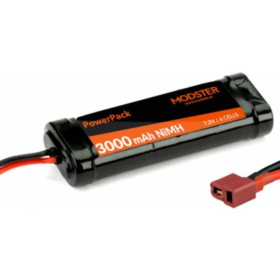 Modster Racingpack 3000mAh NiMH 6 článků 7,2V T-Dean – Zboží Dáma