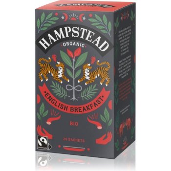 Hampstead Černý čaj English Breakfast bio 20 x 2 g