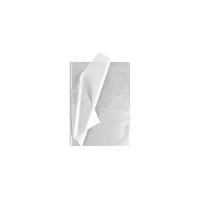 Hedvábný papír 50 x 70 cm stříbrná, 26 ks – Zboží Živě