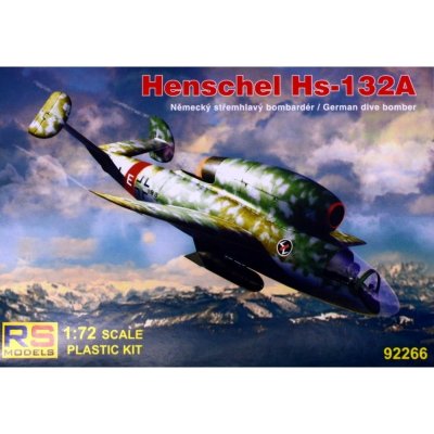 MODELS Henschel Hs-132A German dive bomber 4x camo RS 92266 1:72