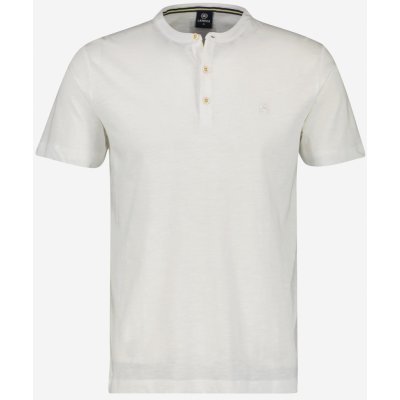 Lerros pánské tričko s knoflíky bílé – Zboží Mobilmania