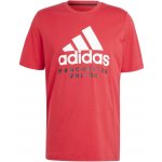 adidas tričko MANCHESTER UNITED DNA Graphic red – Zboží Mobilmania