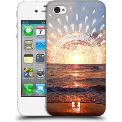 Pouzdro Head CASE Apple Iphone 4/4S doodle západ slunce – Zboží Mobilmania