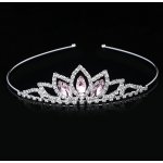 Naishide Jewelry Korunka do vlasů s barevnými krystaly Modrá – Sleviste.cz