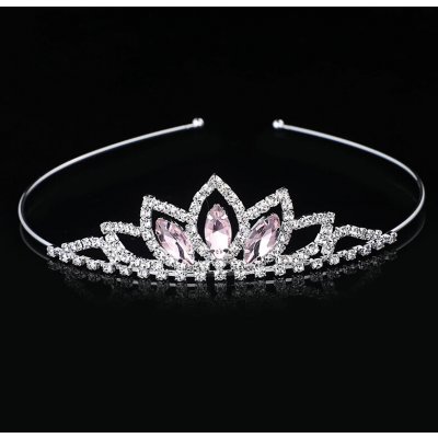Naishide Jewelry Korunka do vlasů s barevnými krystaly Modrá – Sleviste.cz