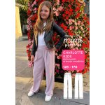 Dívčí kalhoty se sklady a manžetou Charlotte kids, 128 - 170, el. formát | MIMI patterns - síť 128 - 170 (A4) domácí tisk – Zboží Mobilmania