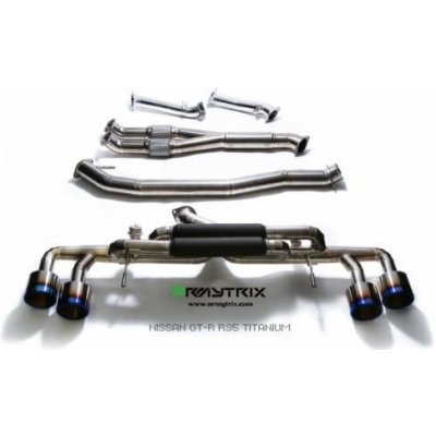 Armytrix Kompletní výfukový systém Nissan GT-R R35 3.8 VR38DETT (07-) - titanový – Hledejceny.cz