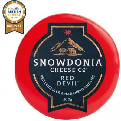 Snowdonia Cheese Snowdonia Sýr RED DEVIL Leicesterský červený sýr s chilli 200 g – Hledejceny.cz