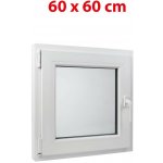 Bravo Plastové okno UNI OS1 60X60 L – Sleviste.cz