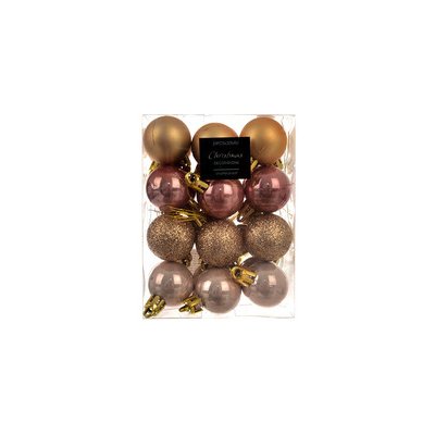 Home Styling Collection Vánoční koule O 3 cm 24 ks zlaté – Hledejceny.cz