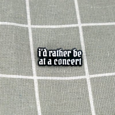 Pinarna I'd rather be at a concert / Raději bych byl(a) na koncertě – Zboží Dáma