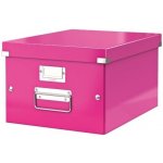 Leitz Click-N-Store archivační krabice wow růžová M A4 – Zboží Mobilmania