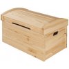 Úložný box Drewmax KS106 Truhla dřevěná 68x44x45cm Dub
