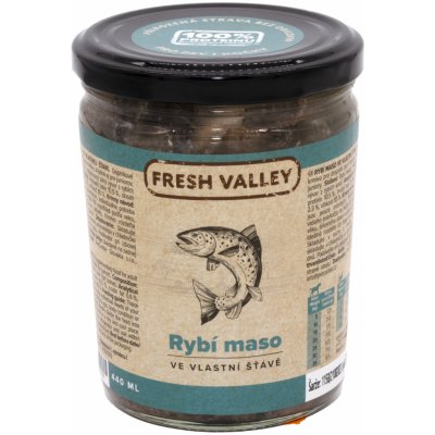 Fresh Valley rybí maso ve vlastní šťávě 440 ml – Zbozi.Blesk.cz