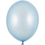 PartyDeco BALÓNKY latexové metalické baby blue 12 cm – Zboží Dáma