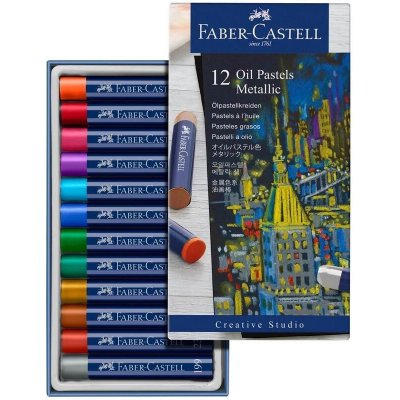 Faber-Castell Olejové pastely 12 barev – Zboží Dáma