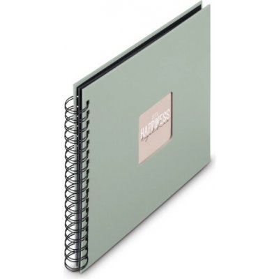 Fotoalbum Hama FINE ART, 50/28x24 - kroužková vazba, šalvějová – Zboží Živě