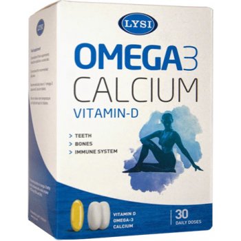 Lýsi Omega-3 + D a Kalcium 90 kapslí