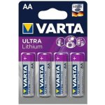 Varta Professional Lithium AA 4ks 6106301404 – Zboží Mobilmania