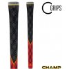 Golfové příslušenství a doplňky Champ C6 Standard Grip Black/Red 60 Round