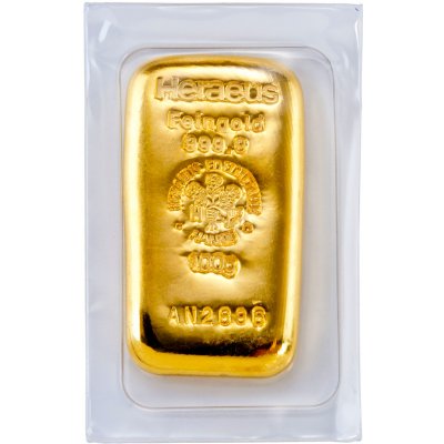 Heraeus zlatý slitek litý 100 g – Zboží Mobilmania