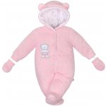 Overal/Kombinéza kojenecká zimní - Nice Bear rúžová – Zboží Dáma