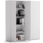 Plan Skříň vysoká s dveřmi BLOCK White – Sleviste.cz