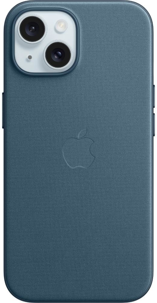 Apple z tkaniny FineWoven s MagSafe na iPhone 15, tichomořsky modré MT3G3ZM/A