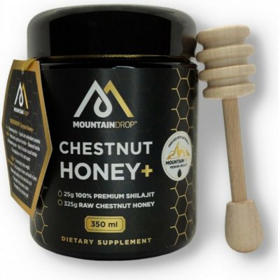 MOUNTAINDROP Mumio Shilajit 25 g s kaštanovým medem 325 g – Sleviste.cz