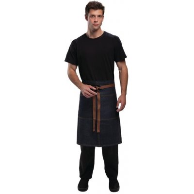 Chef Works B345 zástěra Memphis Bistro v Urban stylu indigo – Zboží Dáma