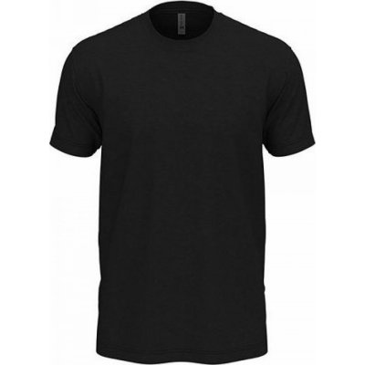 Next Level Apparel Lehké směsové pánské tričko deep NX6010 černá