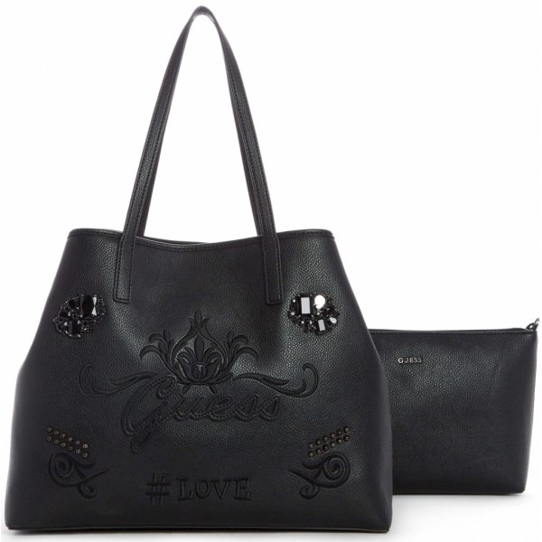 Guess Vikky Embroidered Tote Set černa od 2 916 Kč - Heureka.cz