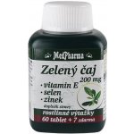 MedPharma Zelený čaj 200 mg vit.E + Se + Zn 67 tablet