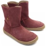 Froddo Barefoot kozačky s membránou BF Tex Suede Bordeaux – Hledejceny.cz