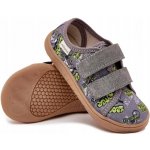 Milami dětské papuče Barefoot TREND ŠEDÁ KOLOBĚŽKA – Zboží Mobilmania