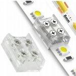 Berge Konektor pro LED pásky COB IP20, 8mm, oboustranný páska-páska BZ002 – Hledejceny.cz