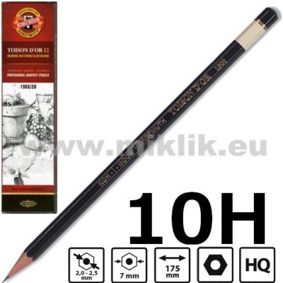 Koh-i-Noor 1900 10H grafitová tužka – Zboží Živě